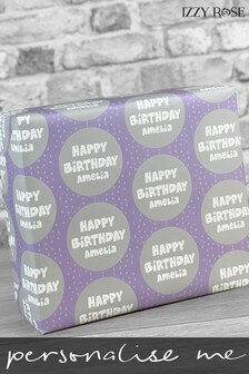 Personalised Gift Wrap by Izzy Rose