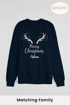 Personalised Mens Matching Family Christmas Jumper by Dollymix (P28782) | £25