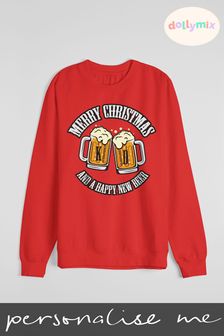Personalised Mens Novelty Christmas Jumper by Dollymix (P28800) | £25
