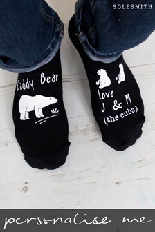 Personalised Daddy Bear Socks by Solesmith