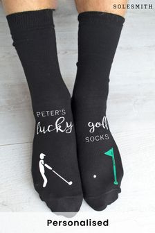 Personalised Golf Novelty Socks by Solesmith (P32766) | £14