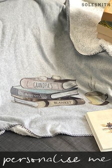 Personalised Reading Blanket by Solesmith