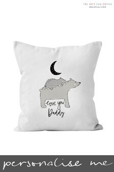 Personalised Love You Daddy Cushion by Gift Collective (P36447) | £28