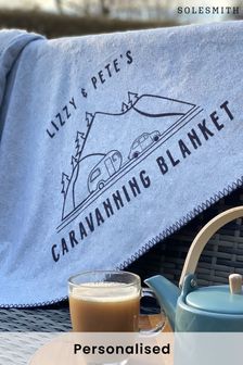Personalised Caravanning Blanket by Solesmith