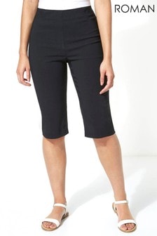 womens shorts knee length