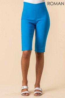 ViCOLO Synthetic Shorts & Bermuda Shorts in Black Womens Clothing Shorts Knee-length shorts and long shorts 