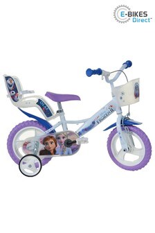 E-Bikes Direct E-Bikes Direct WhiteBlue Dino Disney Licensed Frozen 2 Kids - 12 inch  Wheels