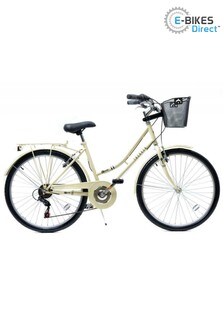 E-Bikes Direct White Aurai Trekker Ladies Heritage Bike 26 6 Speed (P43288) | £260
