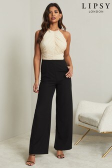 Lipsy Gathered Front Jumpsuit
