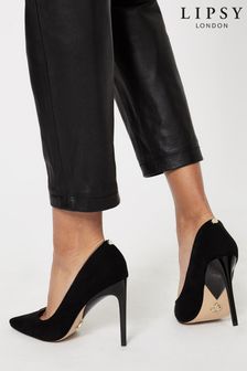 Lipsy Black Regular Fit Comfort High Heel Court Shoes (P49995) | £46