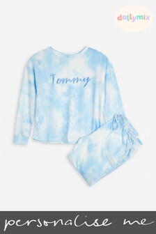 Personalised Adult Tie Dye Lounge Set by Dollymix