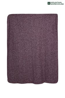 Mountain Warehouse Purple Double Fleece Melange Blanket (P54025) | £30