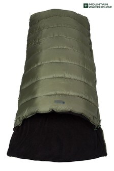 Mountain Warehouse Sutherland Fleece Lined Fishing Style Sleeping Bag