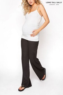 Long Tall Sally Ribbed Wide Leg Trouser