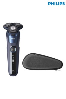 Philips Shaver Series 5000 Wet & Dry, Midnight Blue with Travel Case (P57577) | £180