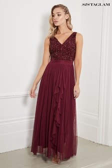 Next burgundy dress