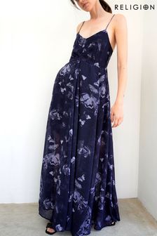 Religion Infamous Full Layer Maxi Dress