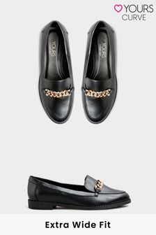 Yours Extra-Wide Fit Brag Trim Loafer