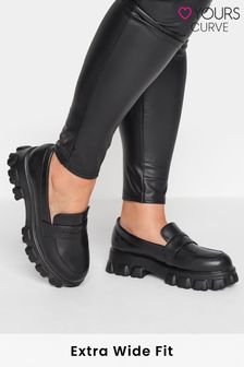 Yours Extra-Wide Super Chunky Pu Loafer
