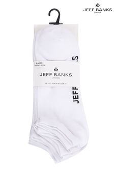 Jeff Banks Mens Trainer Socks Seven Pack