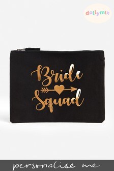 Personalised Bride Accessory Pouch by Dollymix