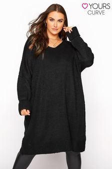 next black jumper dress