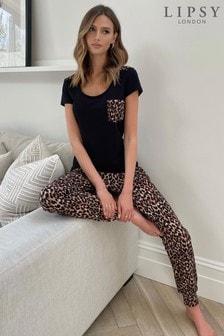 Lipsy Short Sleeve Pyjama Set
