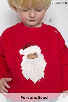 Personalised Santa Face Children's Jumper by Solesmith (P69260) | £30