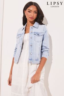 Lipsy Blue Classic Fitted Denim Jacket (P69957) | £42