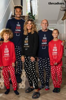 Threadbare Cotton Matching Family Christmas Pyjama Set