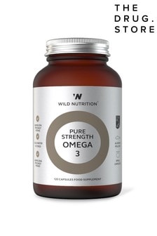 Wild Nutrition Pure Strength Omega 3 Jar 120 Capsules