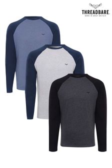 Threadbare 3 Pack Long Sleeve T-Shirt