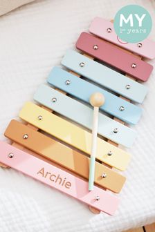 Personalised Colourful Xylophone Wooden Toy by My 1st Years (P74020) | £26