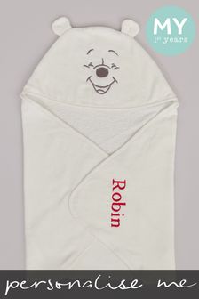 Personalised Winnie The Pooh Hooded Towel by My 1st Years