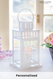Personalised Couple's Lantern by Jonny's Sister (P74566) | £37