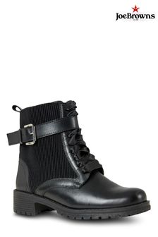 Joe Browns Black Modern Muse Leather Boots (P74763) | £80