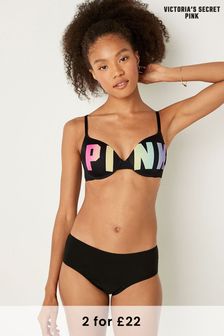Victoria's Secret PINK Black Period Hipster Knicker (P74817) | £14
