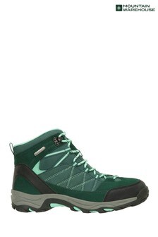 Mountain Warehouse Green Rapid Womens Waterproof Walking Boots (P77589) | £56