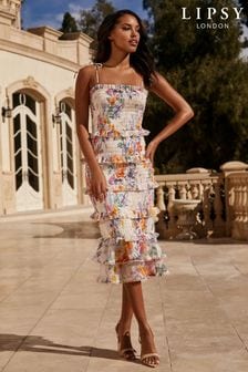 Buy Women's Midi White Dresses Lipsy 