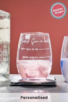 Personalised Gin-O-Metre Glass by Oakdene Designs