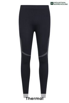 Mountain Warehouse Black Freestyle Mens Seamless Thermal Pants (P84089) | £29