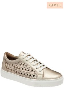 Ravel Leather Lace-Up Trainers