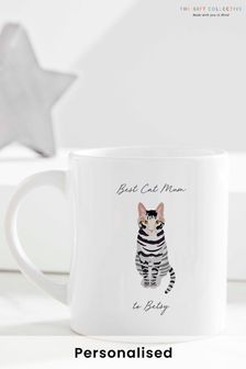 Personalised Best Cat Mum Mug by The Gift Collective (P85481) | £12