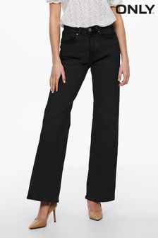 ONLY High Waisted Wide Leg Jeans