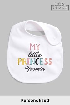 Personalised My Little Prince or Princess Bib  by Little Years