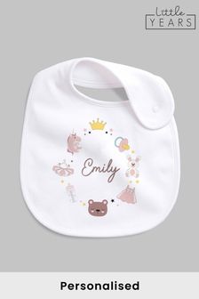 Personalised All Things Girly Icon Bib  by Little Years
