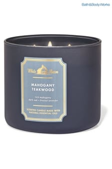 Furniture in Time for Christmas Mahogany Teakwood Mahogany Teakwood 3 Wick scented Candle 411g (P87507) | £17.50