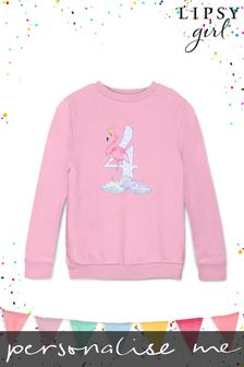 Personalised Lipsy Birthday Celebration Age 4 Kid's Sweatshirt (P88719) | £23