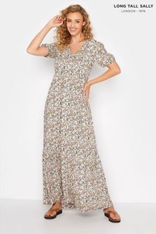 Long Tall Sally Floral Print Tiered Midaxi Dress