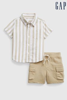 Gap Baby Shirt and Shorts Outfit Set